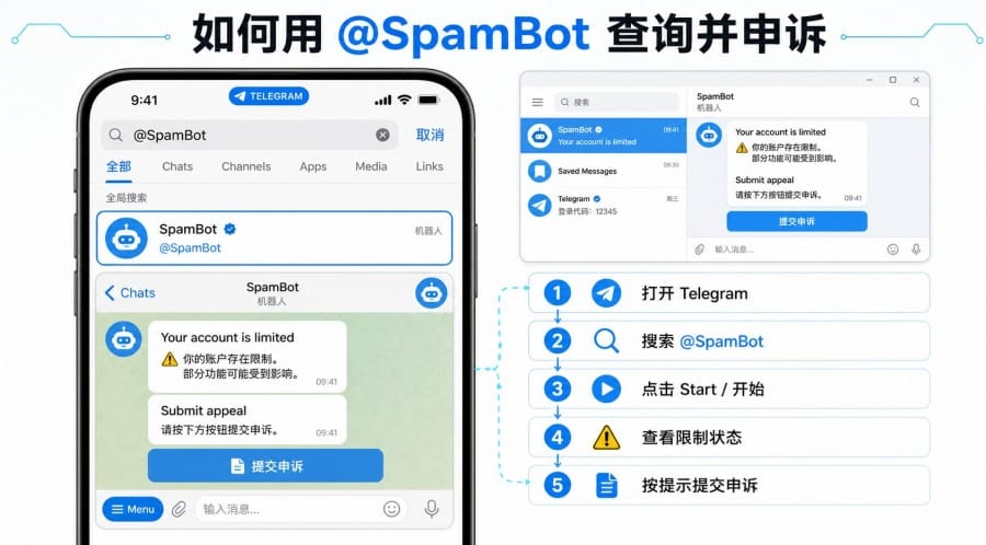 Telegram 为什么不能给陌生人发消息？“只能给双向联系人”原因与处理方法 配图 2