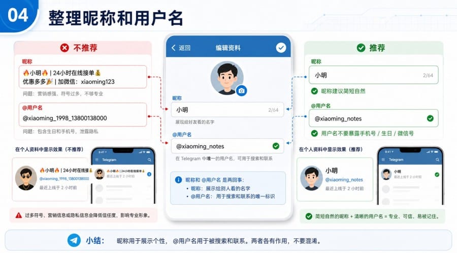 Telegram 账号信息太乱怎么办? - step 3