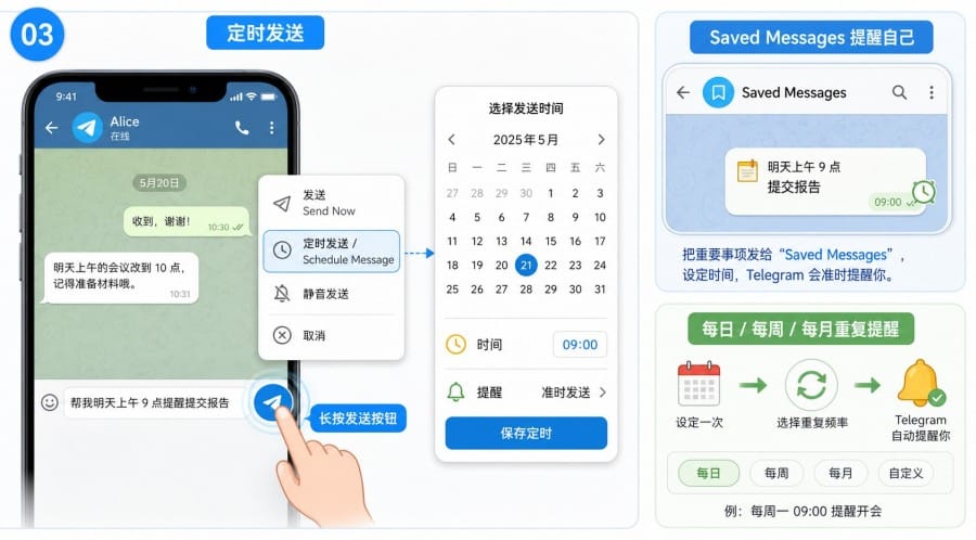 Telegram 消息功能教程 - step 2