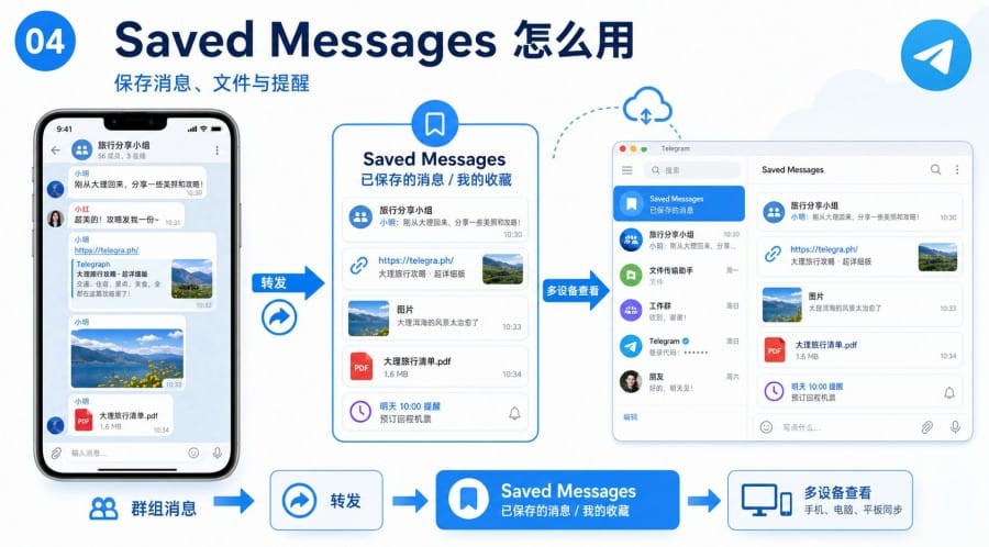 Telegram 重要消息找不到怎么办 - 配图 3